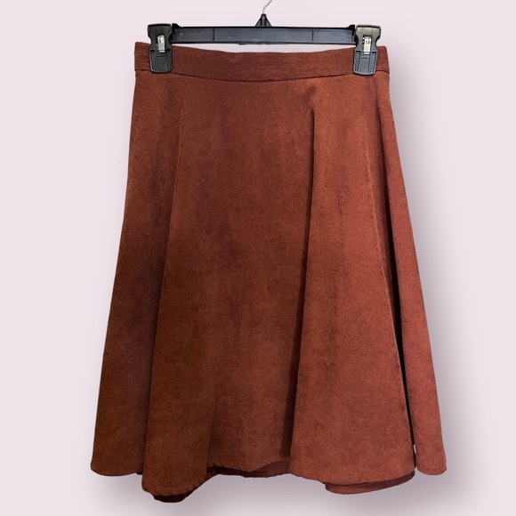 Shein Corduroy Style Button Down Circle Skirt Size 3XL - Picture 2 of 5